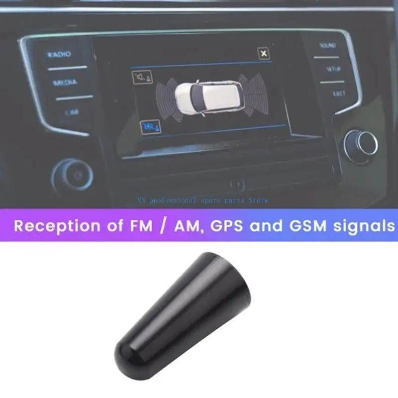 

41xa Сильная радиоуглетка для крыши Fm Black 3/5/9 см. Auto Universal с винтами автомобильная антенна мини -короткая антенна
