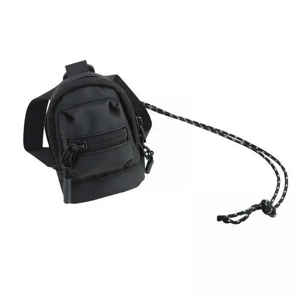 Portable Small Hanging Neck Pouch Oxford Cloth Earphone Carrying Case Mini Handbag for Travel and Sports