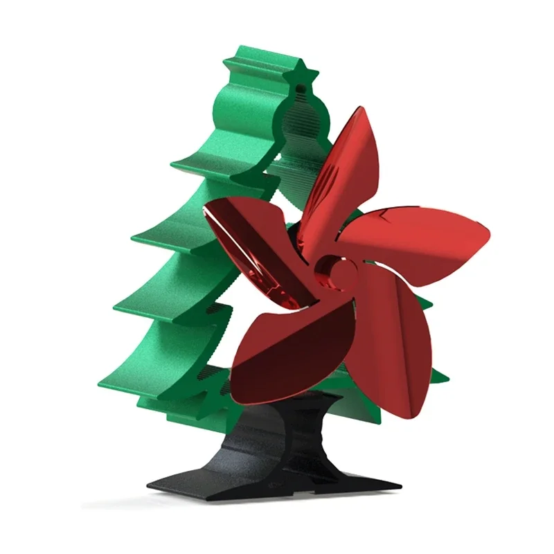 Fireplace fan Temperature difference power generation High temperature thermal energy fan Outdoor ice fishing Heating furnace