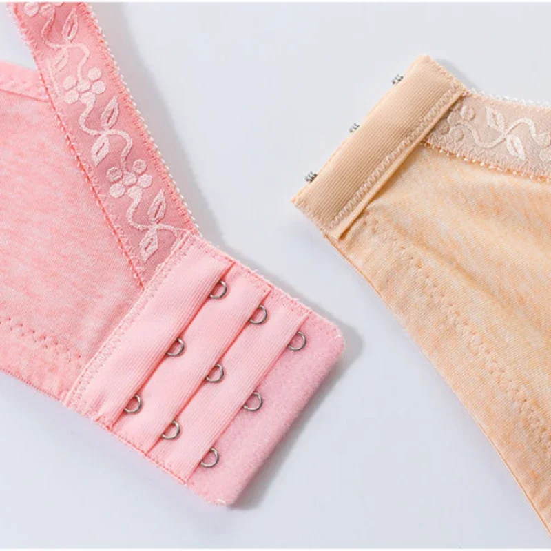 Reggiseno per allattamento con chiusura a bottoni con apertura frontale per prevenire l'esposizioneDurare la gravidanza senza ferretto che raccoglie biancheria intima per l'allattamento dopo il parto