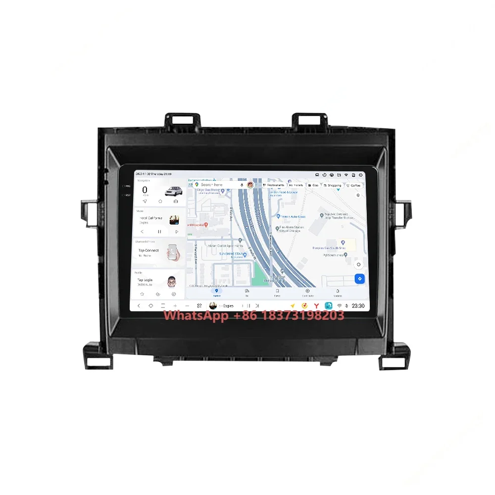 

DUDUAUTO DUDU7 GPS Navigation Smart System Android Car Radio 12+512G DSP 5G WIFI for Alphard 2008-2014