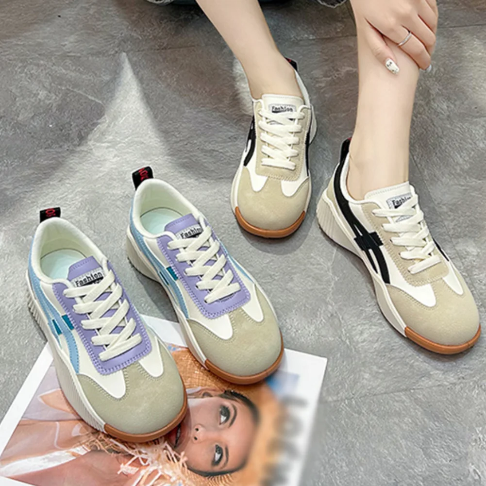 

Новая повседневная обувь в стиле ретро, женские модные кроссовки с поддержкой свода стопы, кроссовки для бега, повседневная обувь на резиновой подошве, студенческая обувь для доски