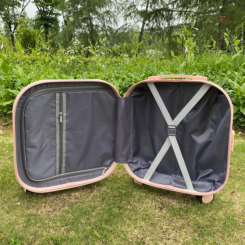 Wear-Resistant 18-Inch Internet Celebrity Luggage 2025 Travel Lightweight Swivel Wheels High-Value Small Boarding Trolley Case