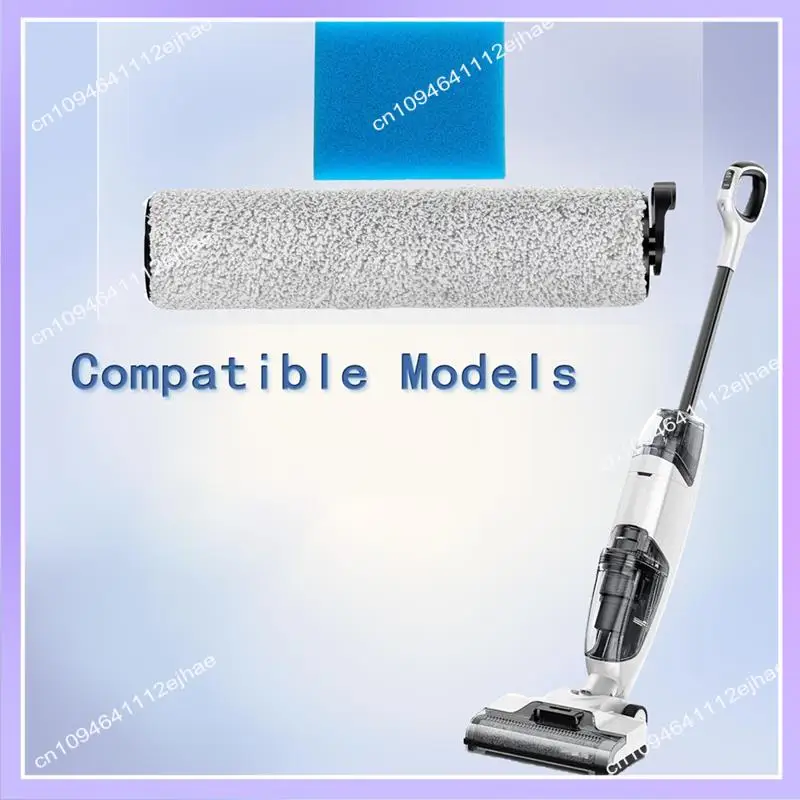 Комплект сменных аксессуаров N83R, совместимый с пылесосом Tineco Ifloor 2, включает 2 роликовые щетки, 6 пенопластовых фильтра предварительной очистки