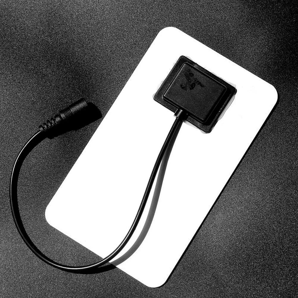 2W 5V Monocrystalline Solar Panel DC5521 Connector for 3.7V Battery Charging Compact 157 mm x 94 mm White Design