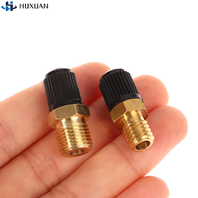 

M8 M10 Threaded Valve Core DIY Accessories Air Compressor Tank Fill Valve Hexagonal Brass Tank Fill Valve