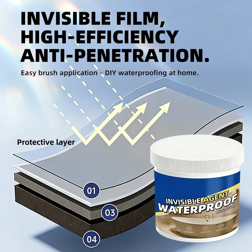 Durable Sealant for RVs Ultra-Strong Invisible Waterproof Transparent Repair Adhesive Ideal for Interior&Exterior Use RV Sealant