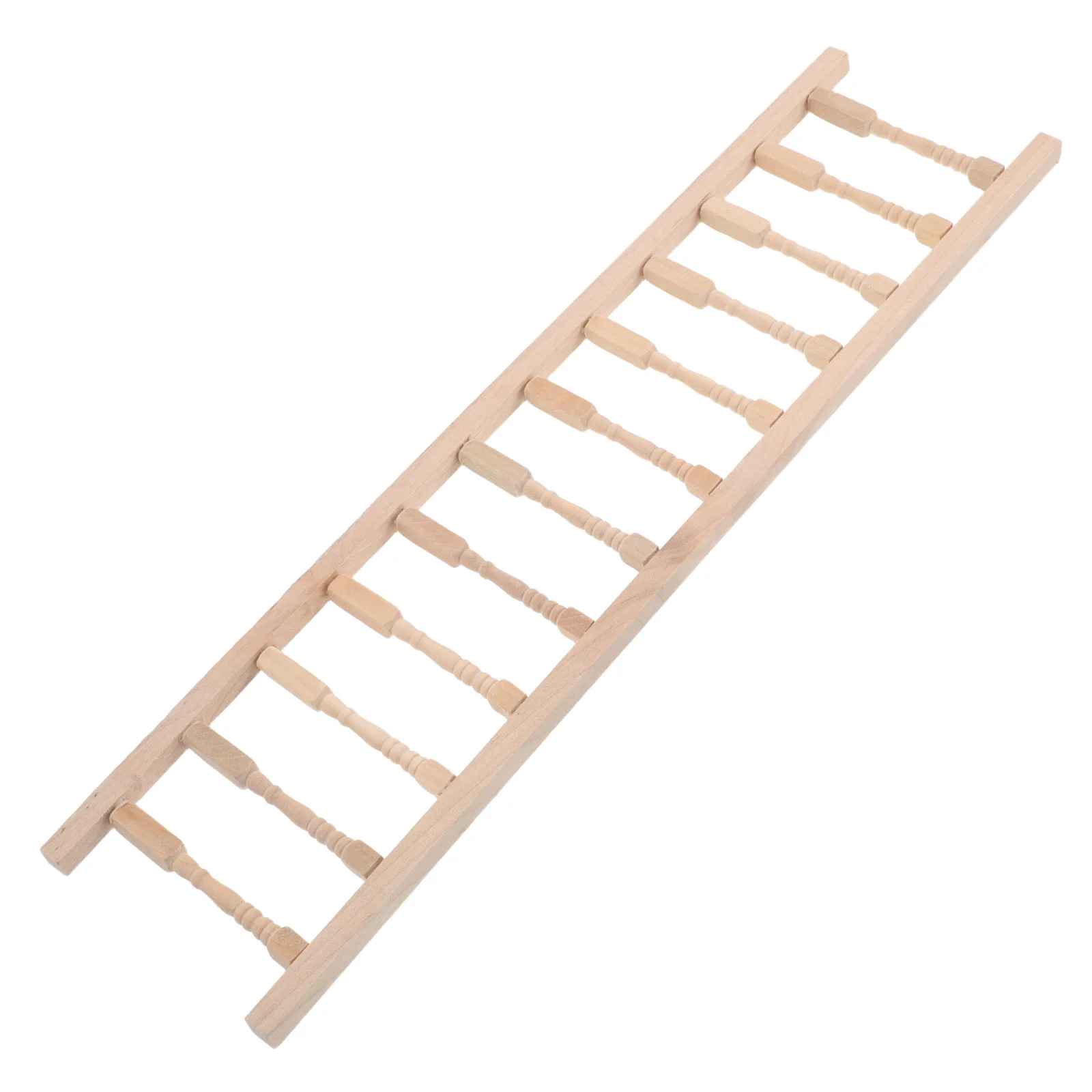 

Мини-деревянная лестница в масштабе 1:12, гладкая отделка для миниатюрных аксессуаров для дома, реалистичная стремянка, детская креативная лестница
