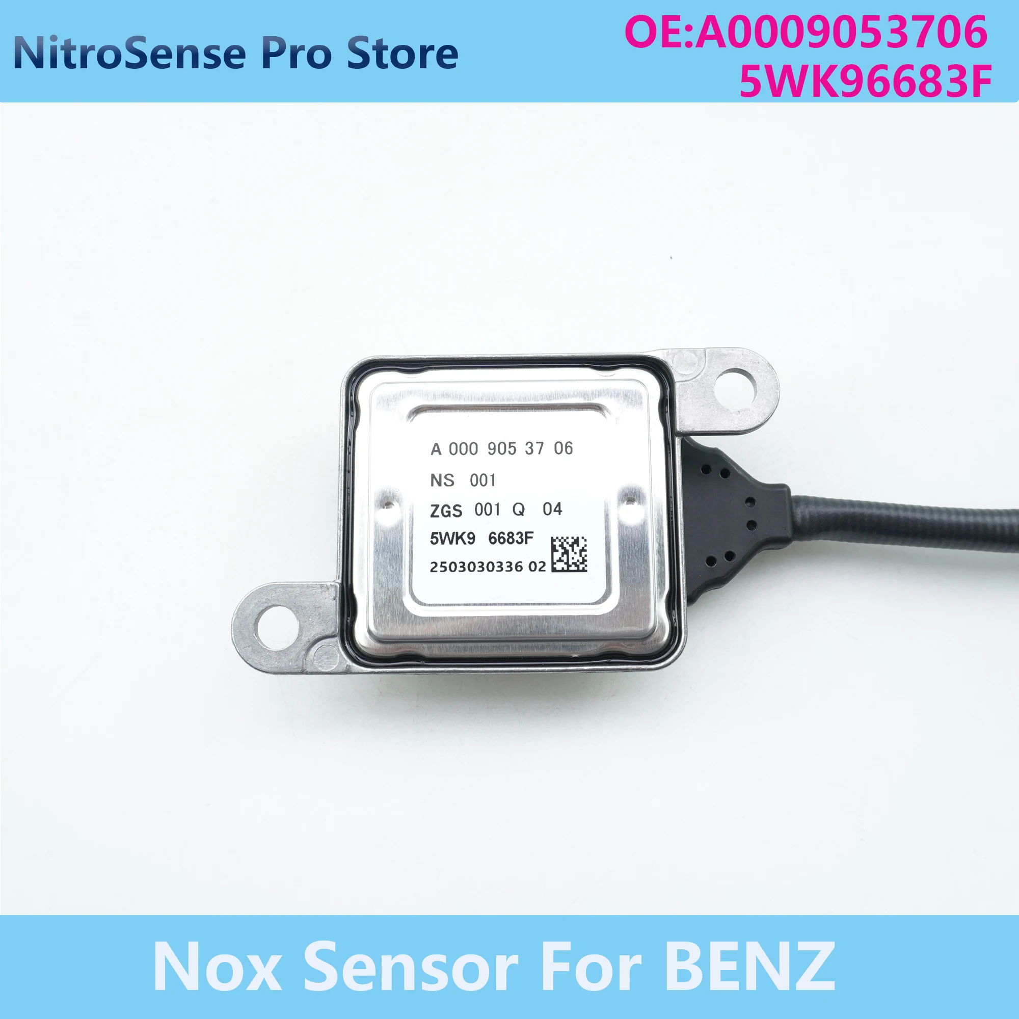 

5WK96683F A0009053706 5WK9 6683FNew Nitrogen Oxide Sensor For Mercedes-Benz GL320 GL350 GLS350 GLE300d ML250 W164 Nox Sensor