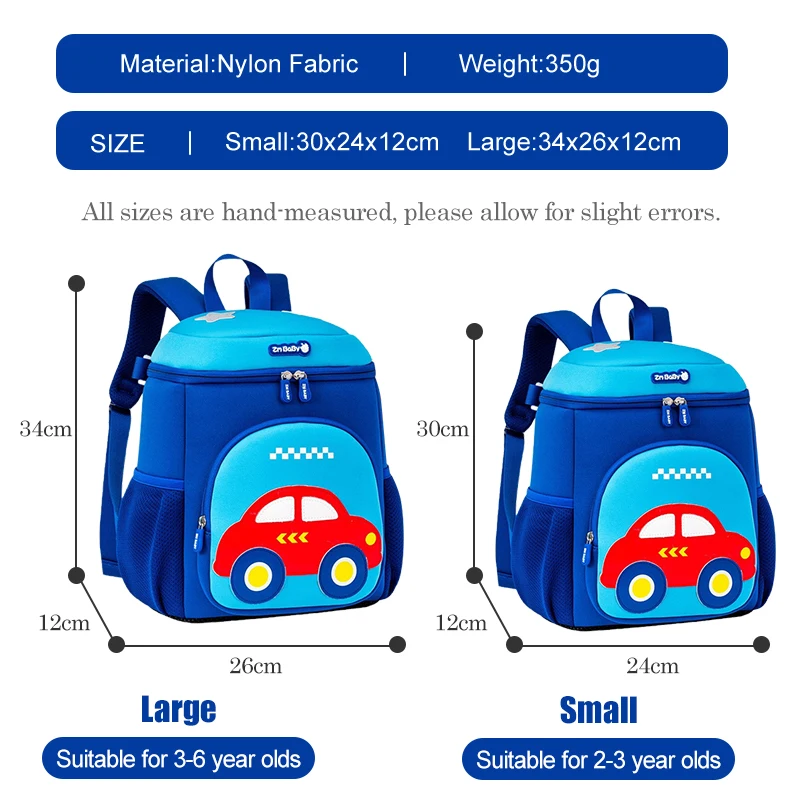 kindergarten Backpack Little Kids Backpack for Boys Toddler School Bag Fits 3 to 8 years old Preschool Toddler Backpack for Girl