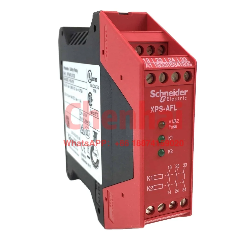 

Brand New S-chneider Electric Preventa Safety Relay Digital Module XPSAFL5130 Emergency stop monitoring 1-channel wiring