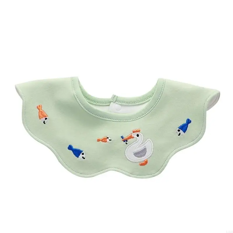 

B2QD Baby Bib 360 Degree Rotation Washable Children Girls Boys Eating Chewing Accessory for Kids Girls Boys Feeding Eating