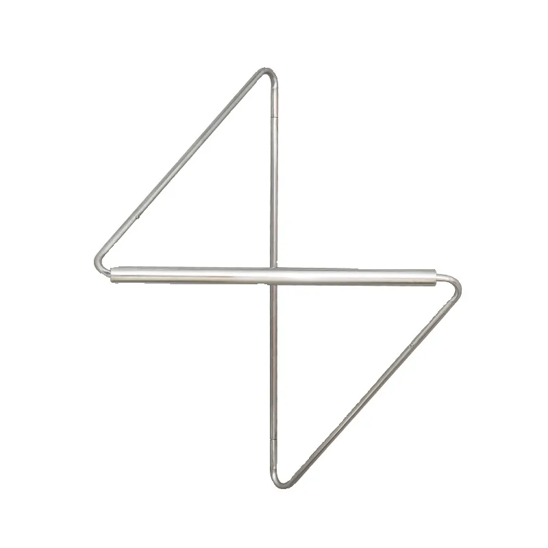 Stainless Steel Corner Coat Rack Space Saving Wall Clothes Stand Modern Minimalist Garment Hanger Bedroom Entrance Hat Holder