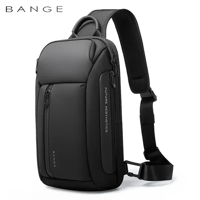 BANGE Brand Design Oxford Modne wodoodporne materiały Męska torba na klatkę piersiową o dużej pojemności Modna, wielokieszeniowa wąska torba dla mężczyzn
