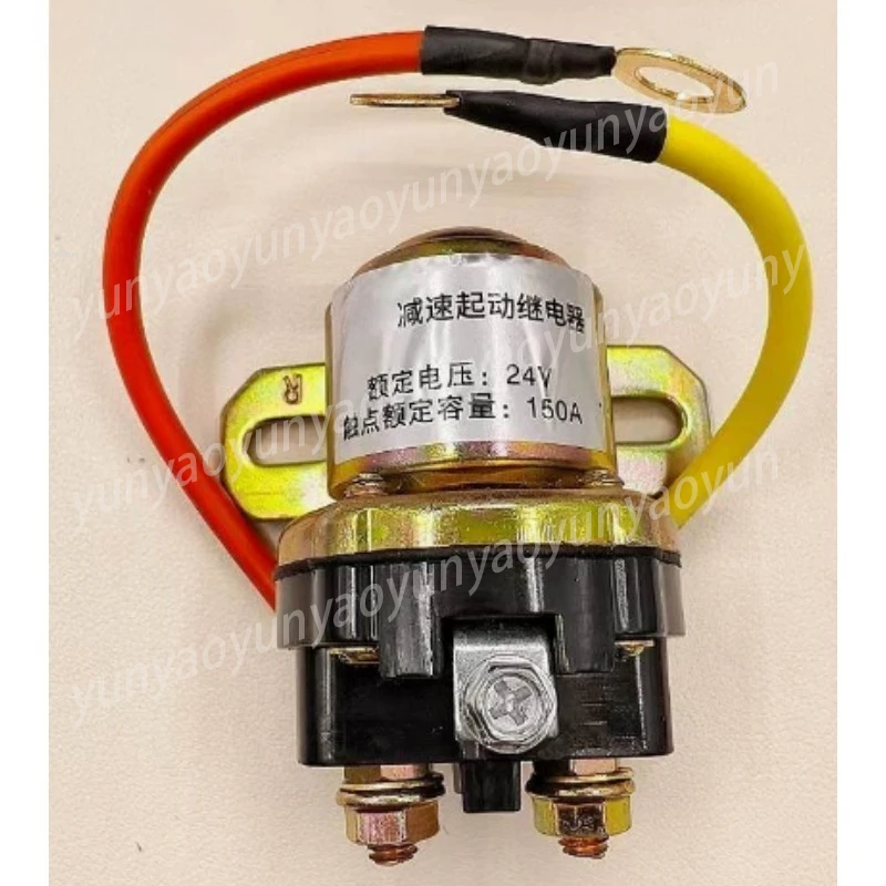 

Стартерное реле-соленоид 150А, 24В, для тяжелых условий эксплуатации, для автомобилей и грузовиков, запасная часть