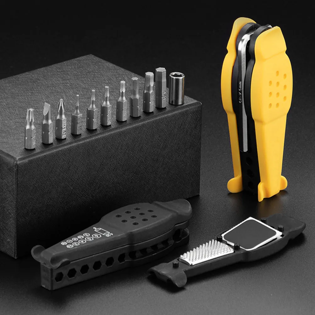

1Set Bike Tire Repair Kit Premium Portable Multifunctional Tire Lever Set for Quick Cycling Maintenance Tools Accessories