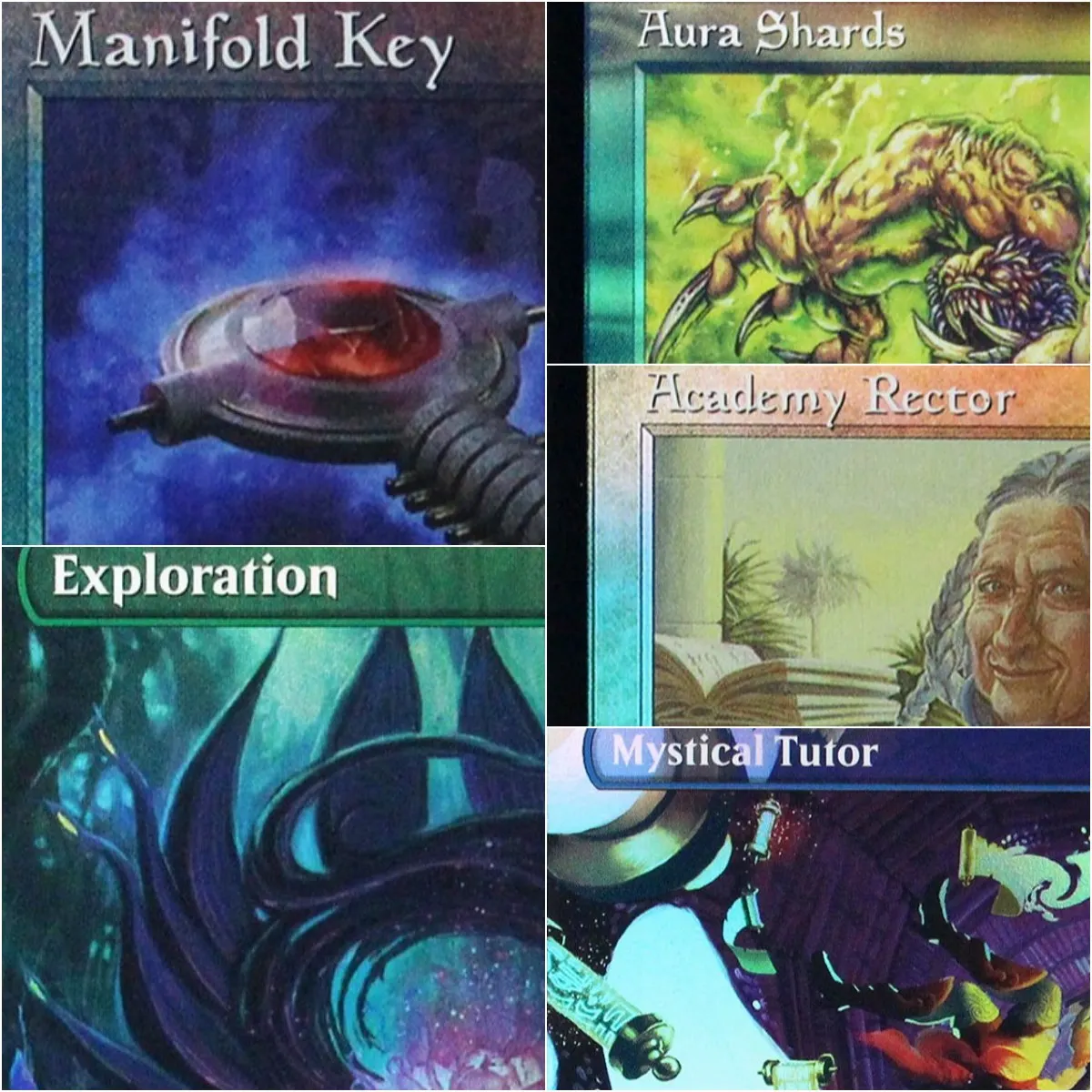 Cartes proxy TCG "City of Brass/Dark Ritual/Manifold Key/Academy Rector" de haute qualité pour jeux de société et de cartes à échanger.
