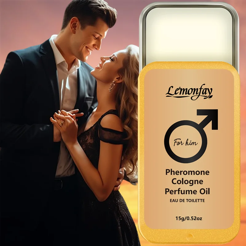 

Lemonfay For Him Pheromone Cologne Solid Perfume - 15g Portable Fresh Scent, Long-Lasting Fragrance Balm for Men