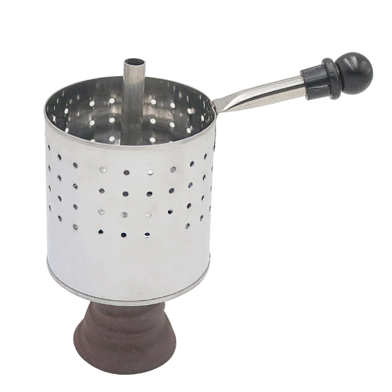 1PC Metal Hookah Charcoal Holder With Handle Shisha Bowl Tobacco Accessories Sheesha Nargile Cachimbas Smoking Gadget Tools