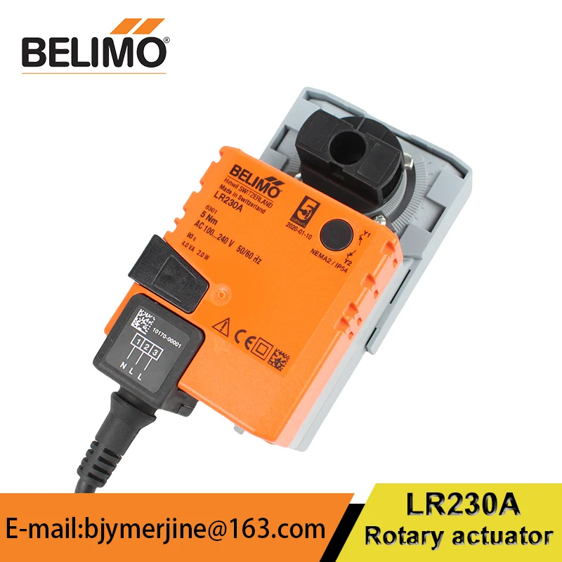 Belimo LR230A LRU230 LR230A-S AC230V OPEN-Close 5NM Valve act uator HVAC Systems Building ventilation  in stock original CE IP54