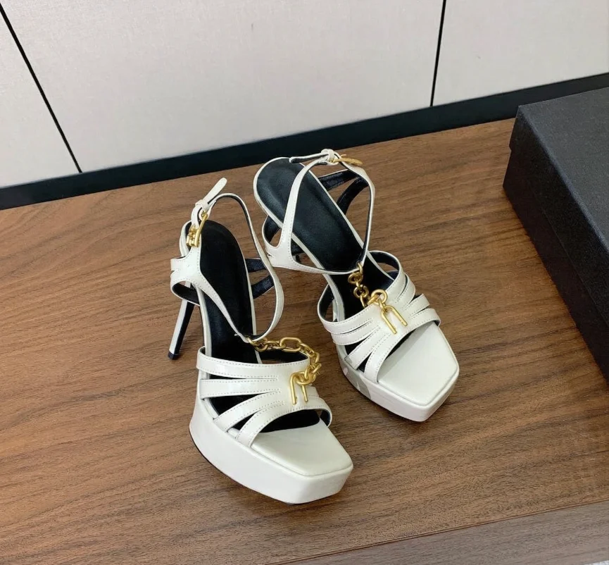 Gold Chain Sandal - Nouvelles sandales d'été pour femmes à