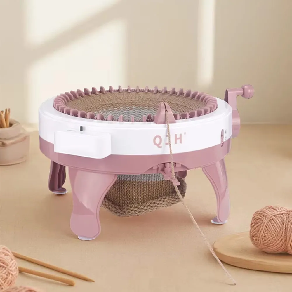 QJH 48 Needle Hand Knitting Machine Knitting Tool Knitting Sweater Machine Hat Scarf Manual DIY Knitting Machine Weaving Machine
