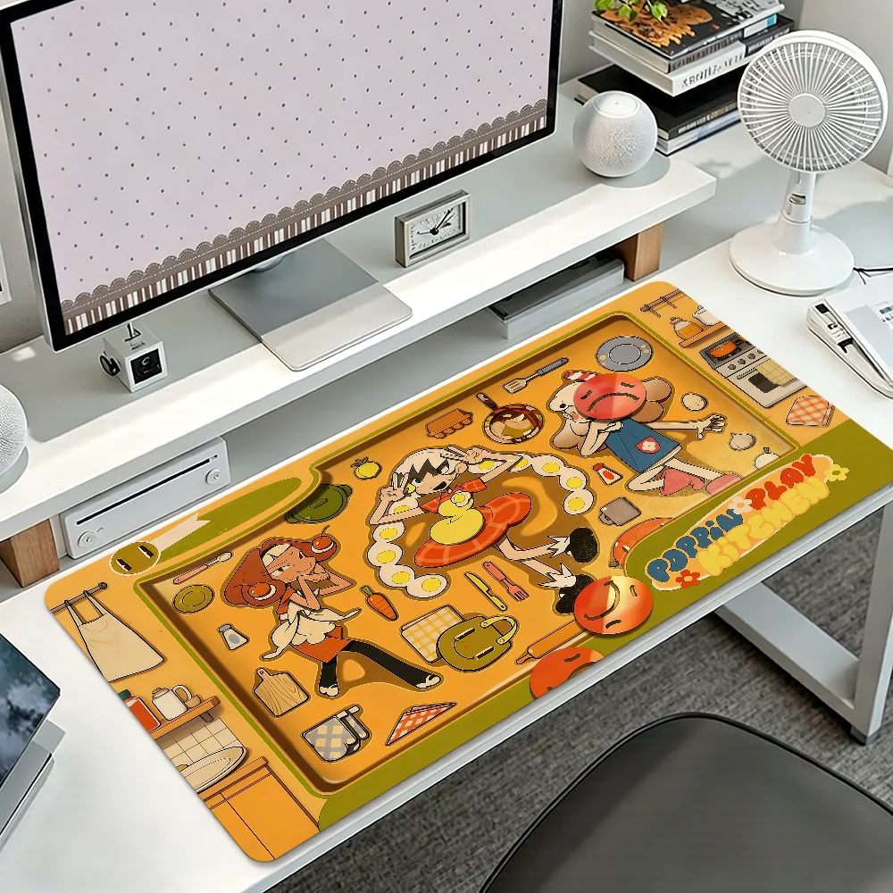 Gaming Keyboard Top - Cartoon P-Poppin-Play Keuken Muismat Grote Antislip