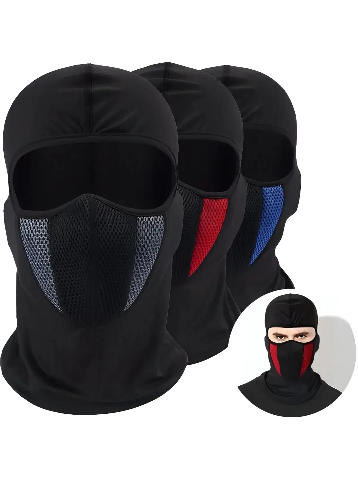 AliExpress Unisex Outdoor Thermal Face Mask Wind-Resistant Balaclava with Anti-Pollution Layer And Moisture Control for Sports And Cycling