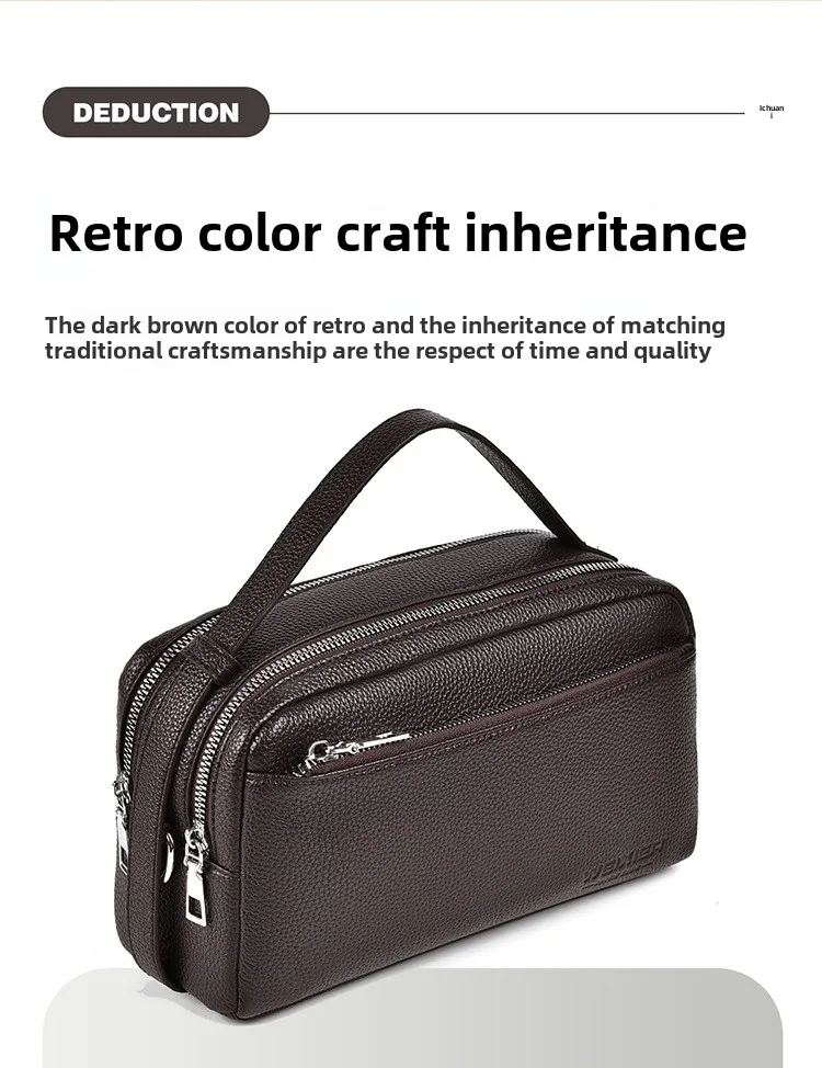 2025 New Wear-resistant Men's Business Crossbody Bag, High-end Casual, Men's Shoulder Bag, Large Capacity Waterproof Bag