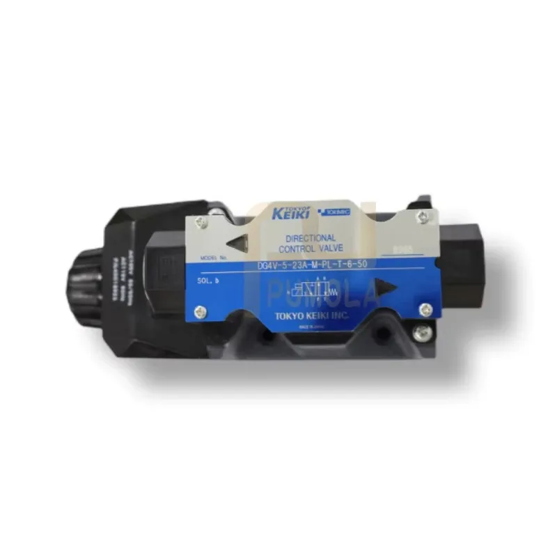 طوكيو كيكي عكس صمام صمام هيدروليكي DG4V-5 سلسلة DG4V-5-23A-M-PL-T-6-50 DG4V-5-2AL-M-PL-T-6-50 صمام الملف اللولبي
