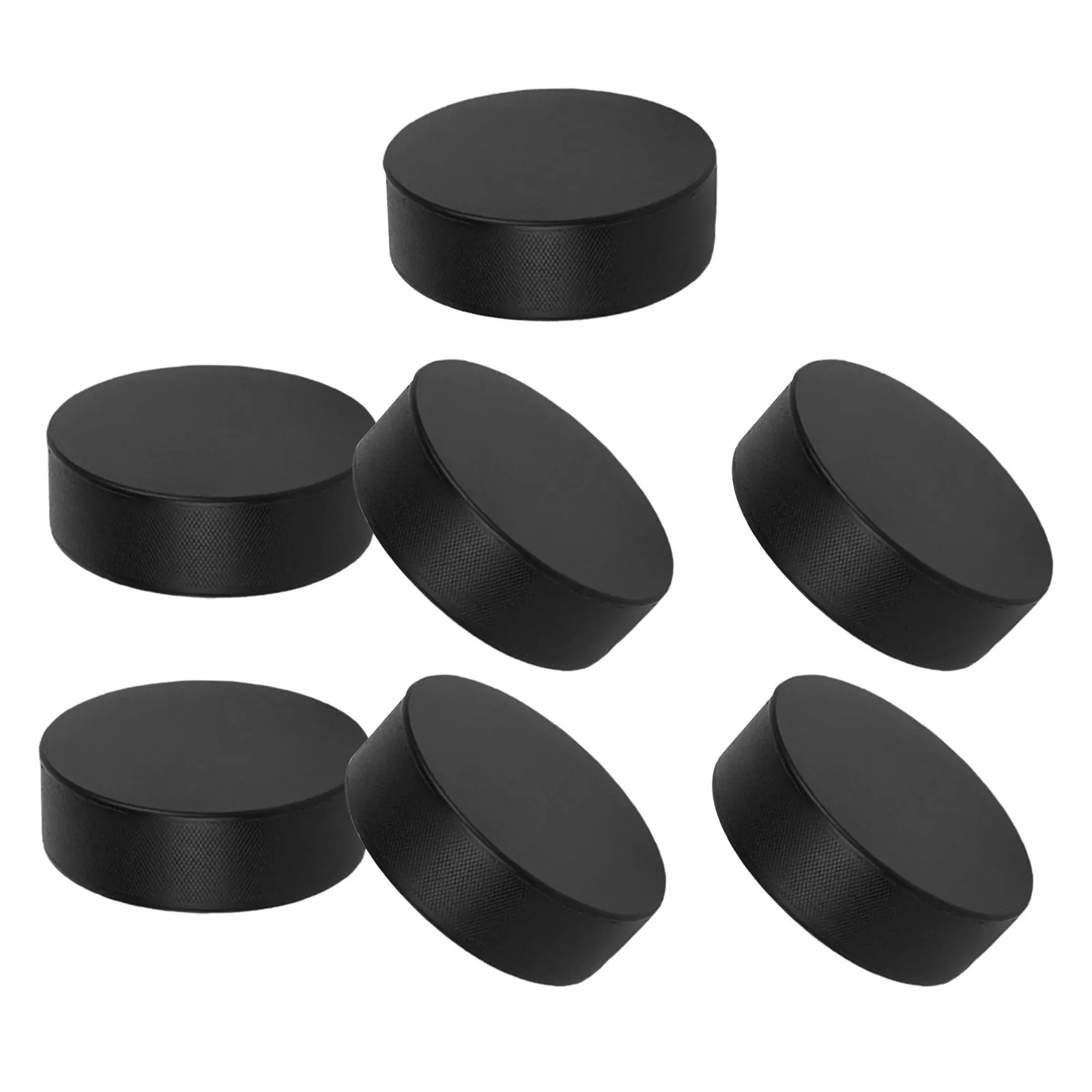 

7Pcs Indoor Mini Hockey Pucks 7.5cm PU Foam Hockey Training Pucks for Hand-Eye Coordination Team Practice Classroom
