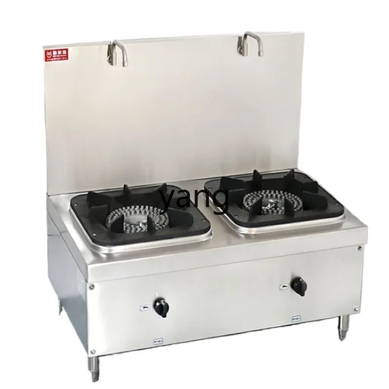 

Yjq low soup stove with flameout protection single and double eye commercial porridge stove