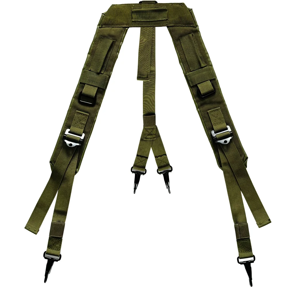 Tactical Y Style Harness Belt Suspenders Load Bearing System Outdoor  Camera Photography Chest Strap Cosplay Gear