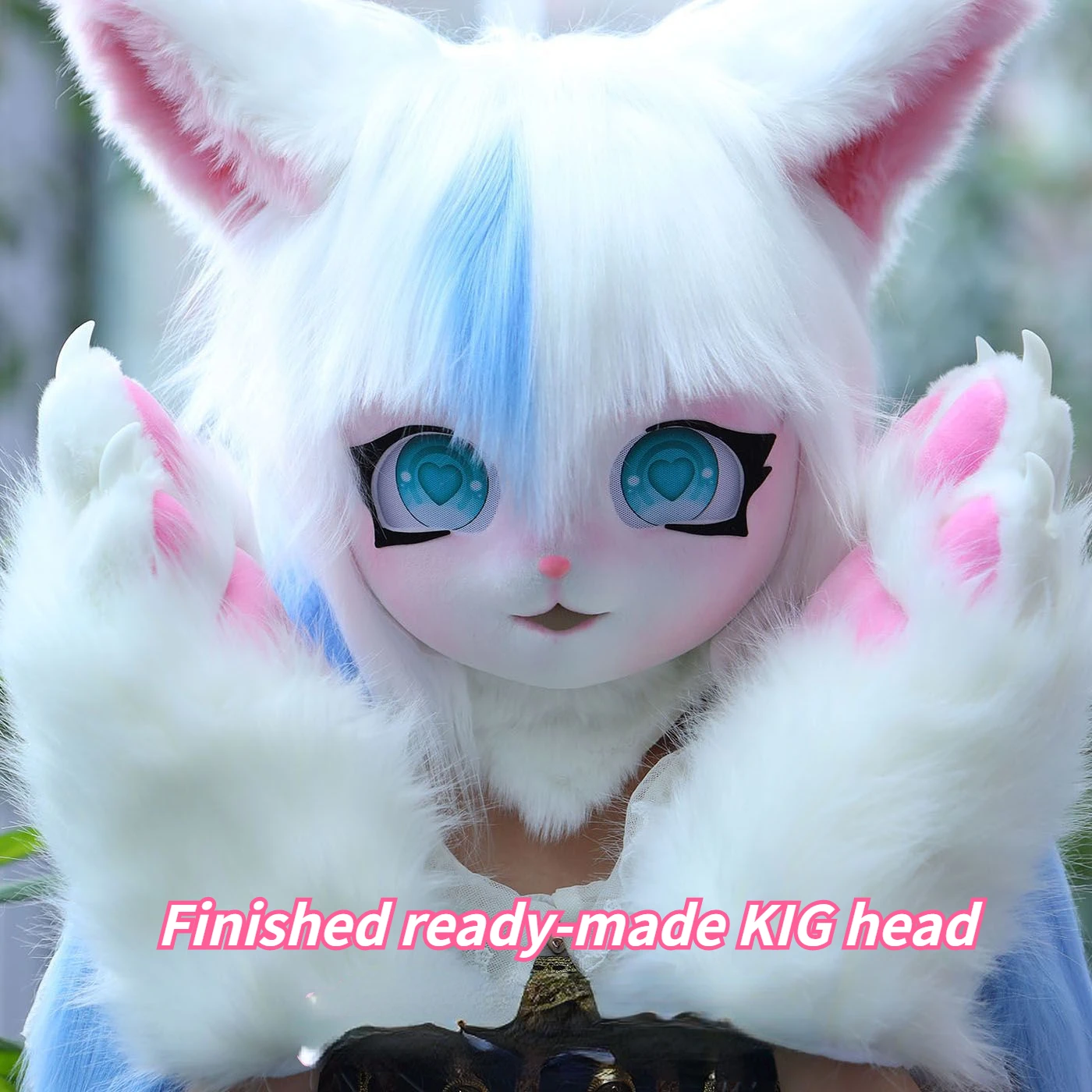 

Doll Costume Animal Head Comic Exhibition Wearable Kig Headgear Fursuit Fursuit Lolita Dress Up 코스프레