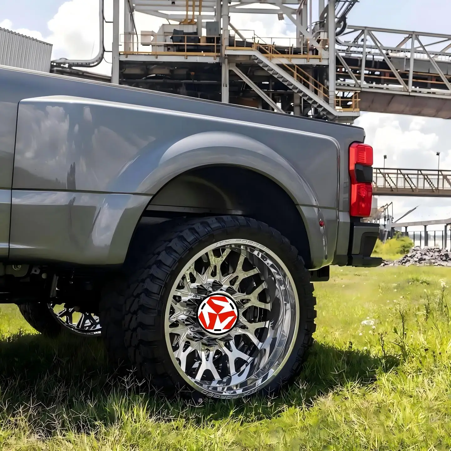 SJ Custom 20 22 24 26 28 30 Inch Alloy Forged Wheels Offroad Truck Rims 6x139.7 8x6.5 8x165.1 Dually Wheels for Ram Silverado