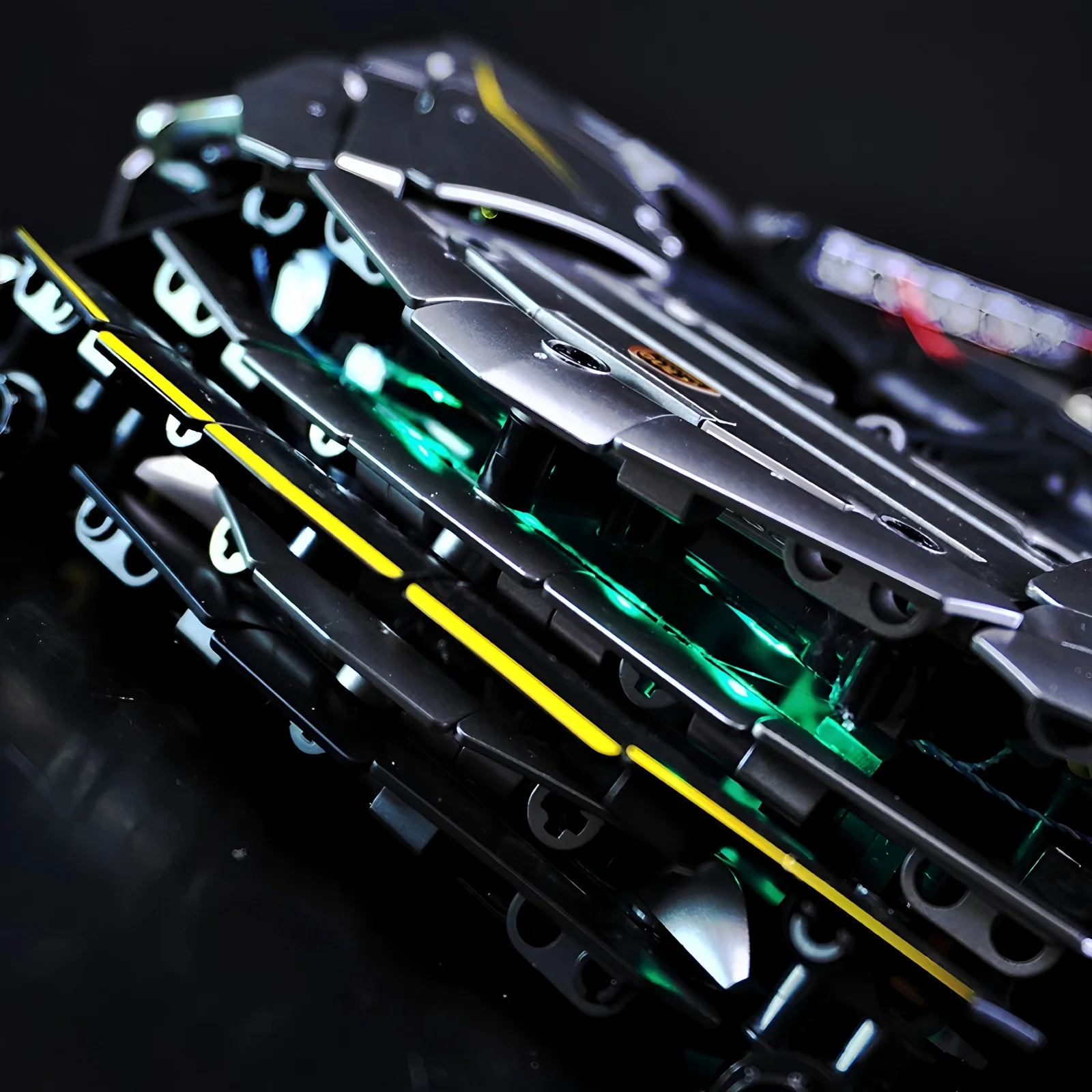 Kit luce LED RC fai-da-te per veicolo sportivo a velocità tecnica LEGO 10638 (solo luce LED, senza modello di blocchi)