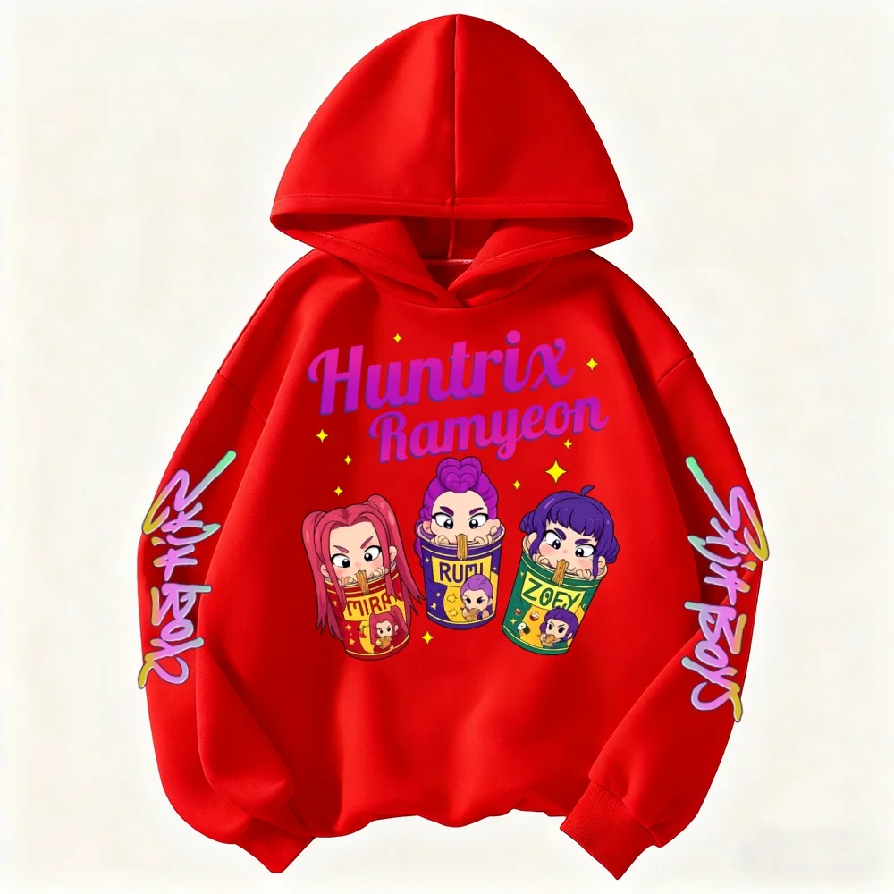 ربيع الاطفال البلوز للطفل الفتيان الفتيات ملابس علوية الخريف قميص قطني بكم طويل البلوز KPop شيطان هنتر الأطفال الملبس