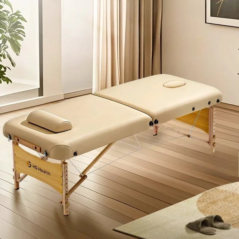 

Minimalist Design Massage Table Portable Lift Fold Multi-functional Design Massage Bed Space-saving Meuble Salon Furniture