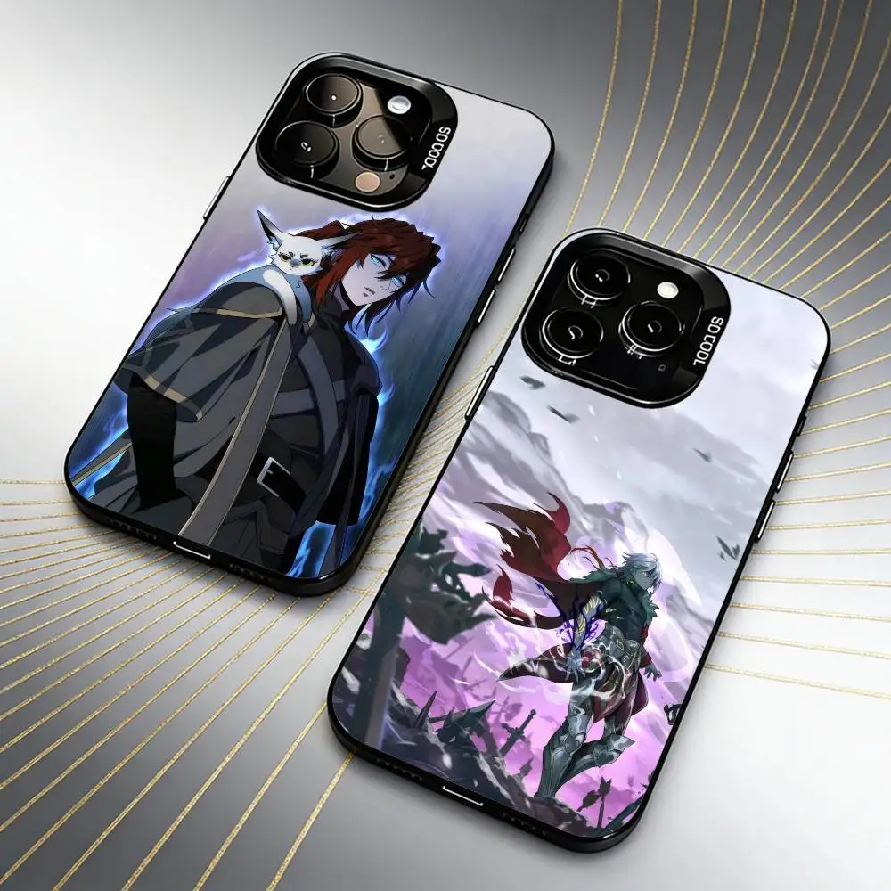 

A-Arthur L-Leywin B-Begin After The End Phone Case For iPhone 16 17 15 14 12 13 Pro Max Black Candy Matte Shockproof Cover