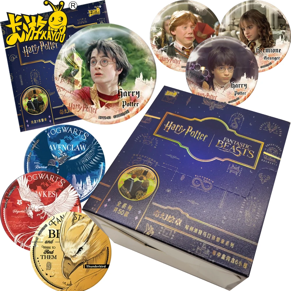 

Original Kayou Harry Potter High Quality Badge Collection Magical Fantasy Characters Unique Exquisite Accessory Brooch Fans Gift