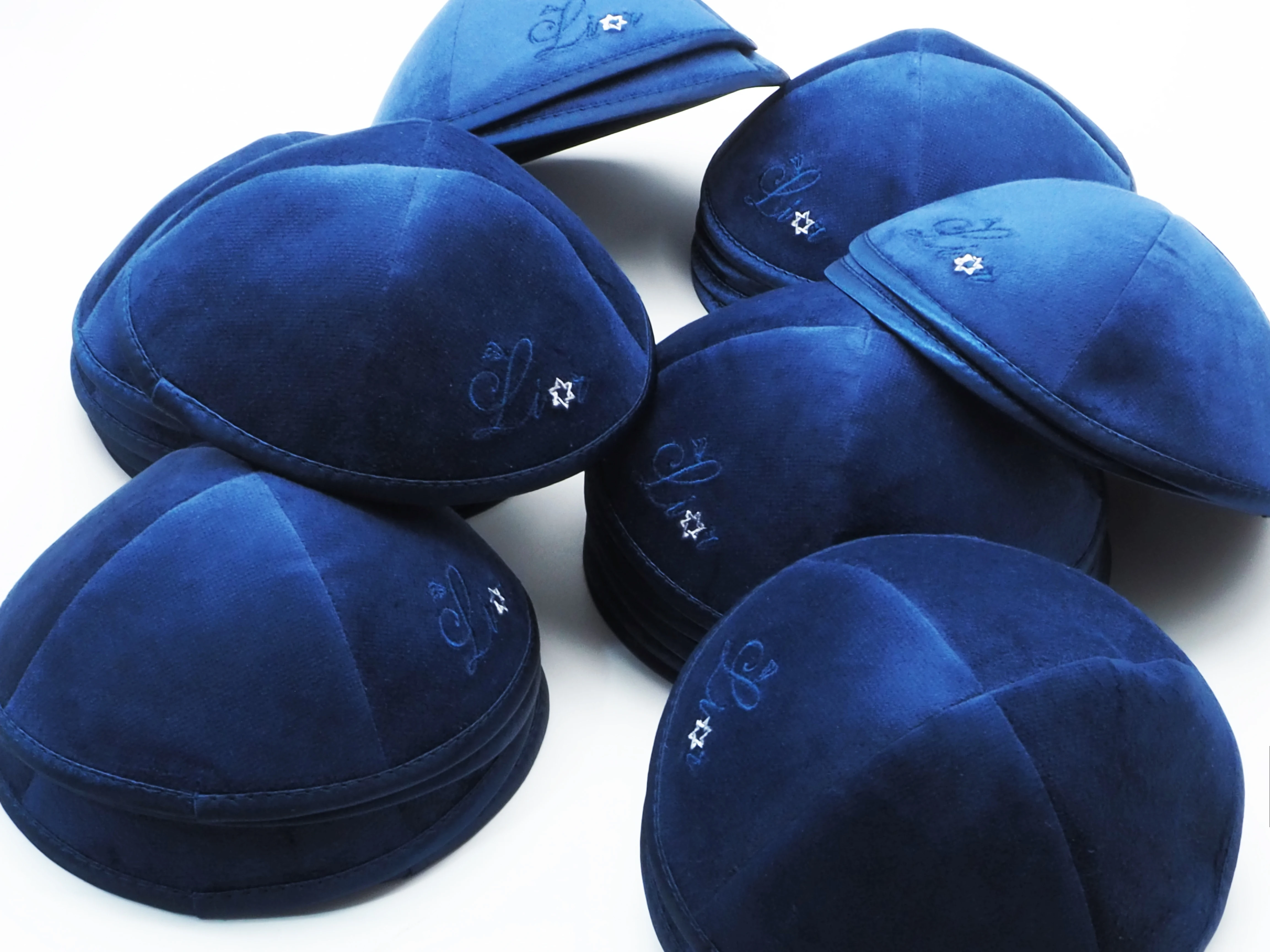 

customized jewish kippot, wedding kippah , yarmulke