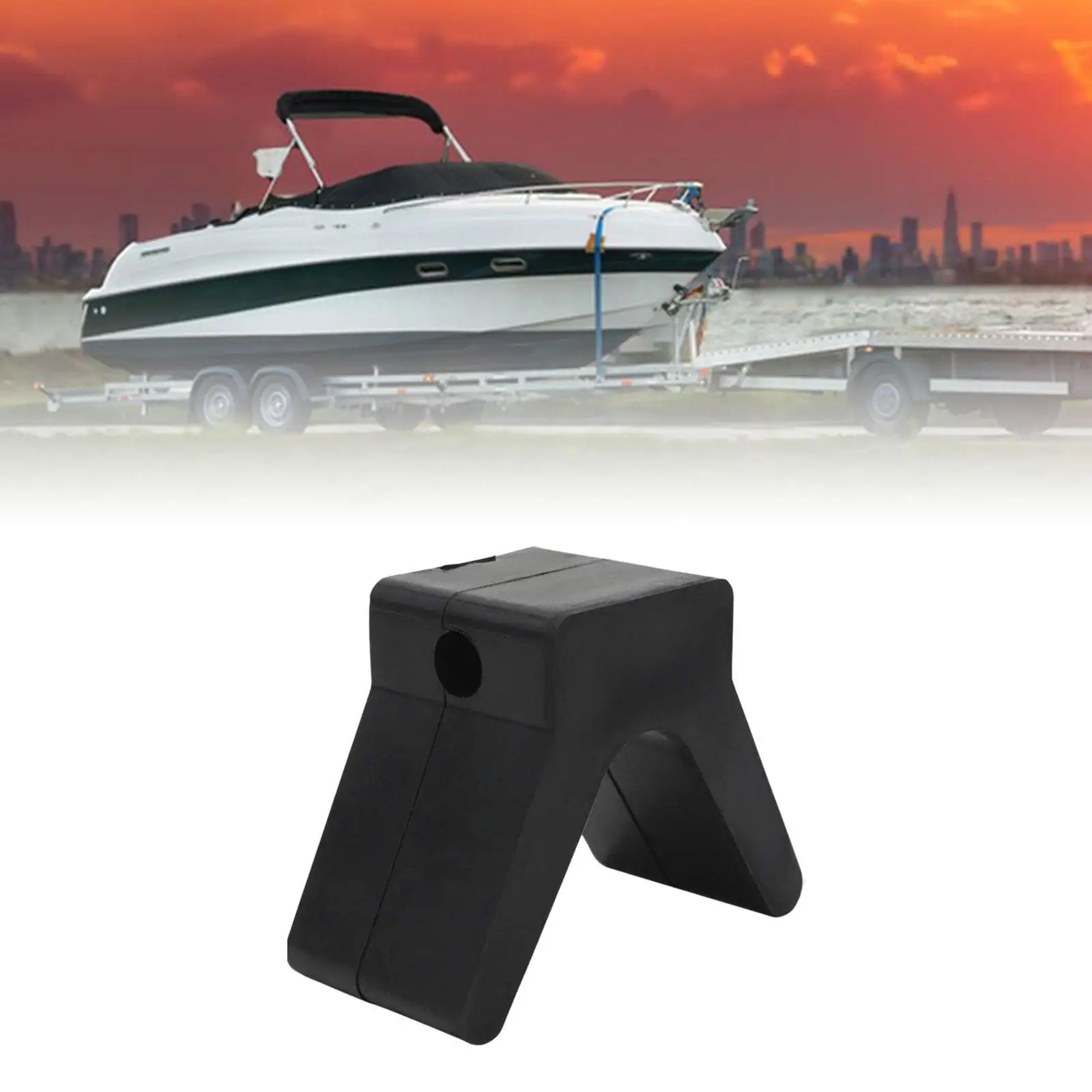 V Shape Boat Bow Stop Trailer Bow Stop Support Equipment Easy Installation