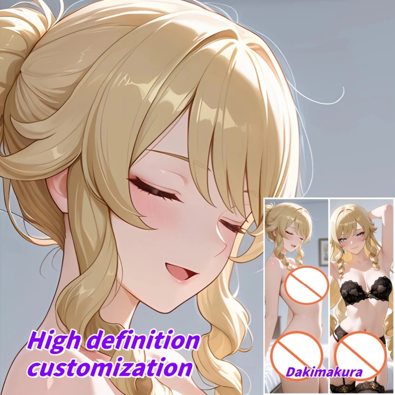 

Dakimakura Anime Genshin Impact Navia Double-sided Print Life-size Body Pillow Cover Bedding Gifts