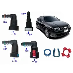 Fuel Pipe Quick Connector 7.89 9.89 Joint for VW Skoda Gas Grid Filter Clip 1pc