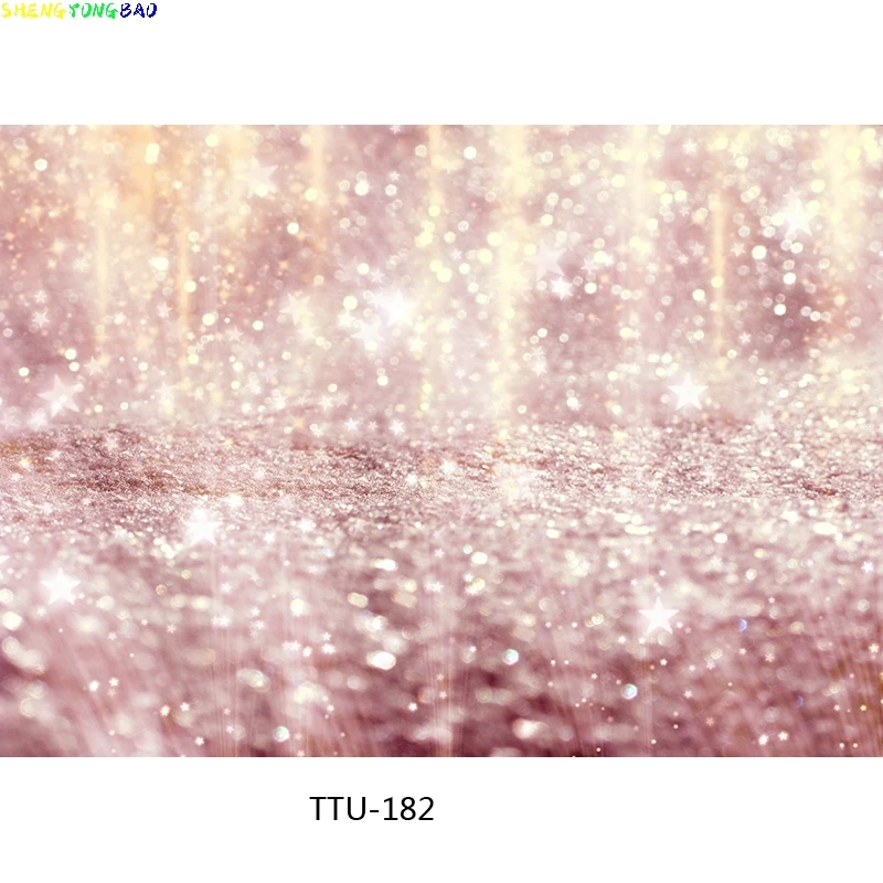 Vinyl Custom Bokeh Photography Backdrops Glitter Facula Light Spot  Photo Background Studio Photocalls Props   TTU-43