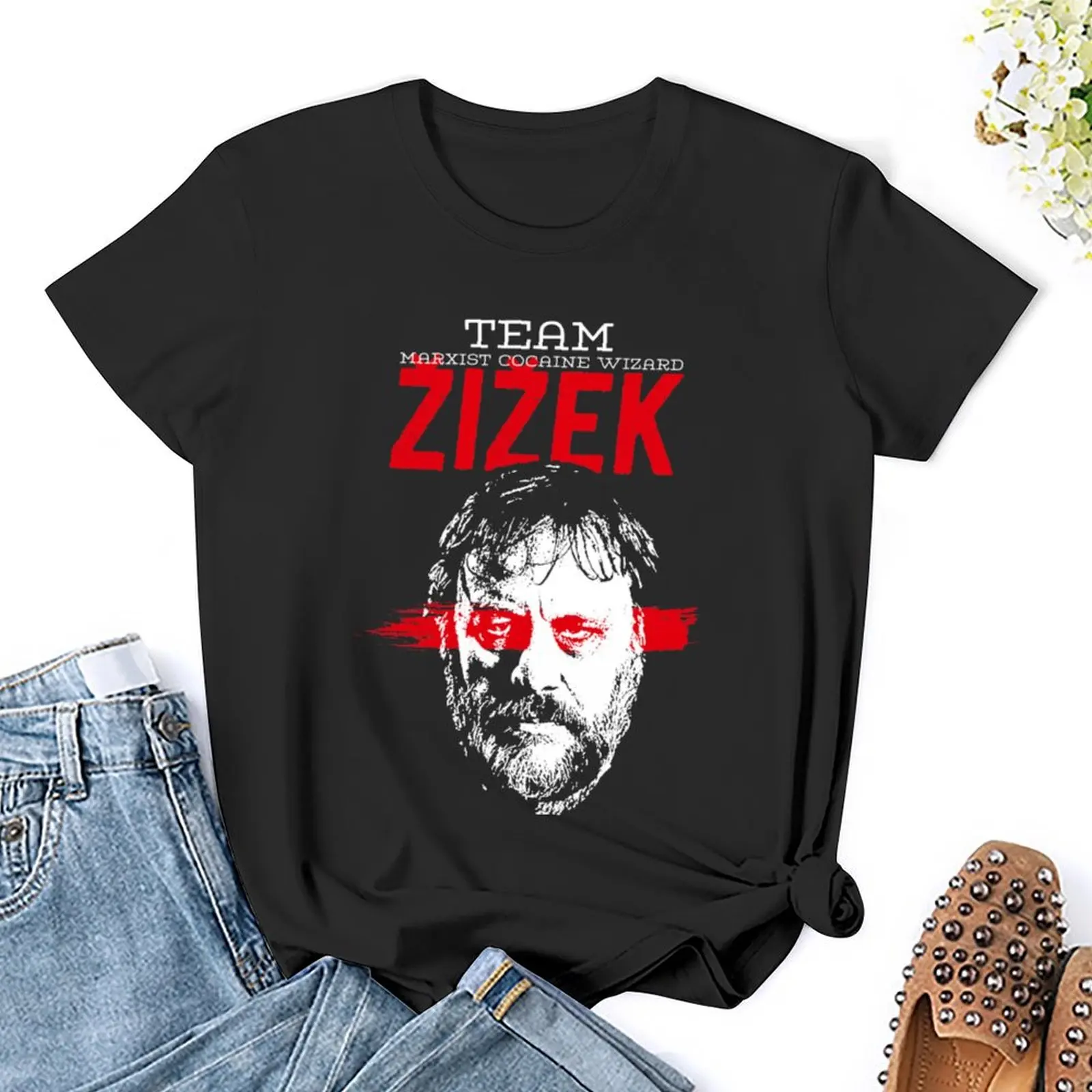 Team Zizek vs Peterson-philopoptic debition t-shirt cute clothes graphics summer clothes summer tops t shirt for Women