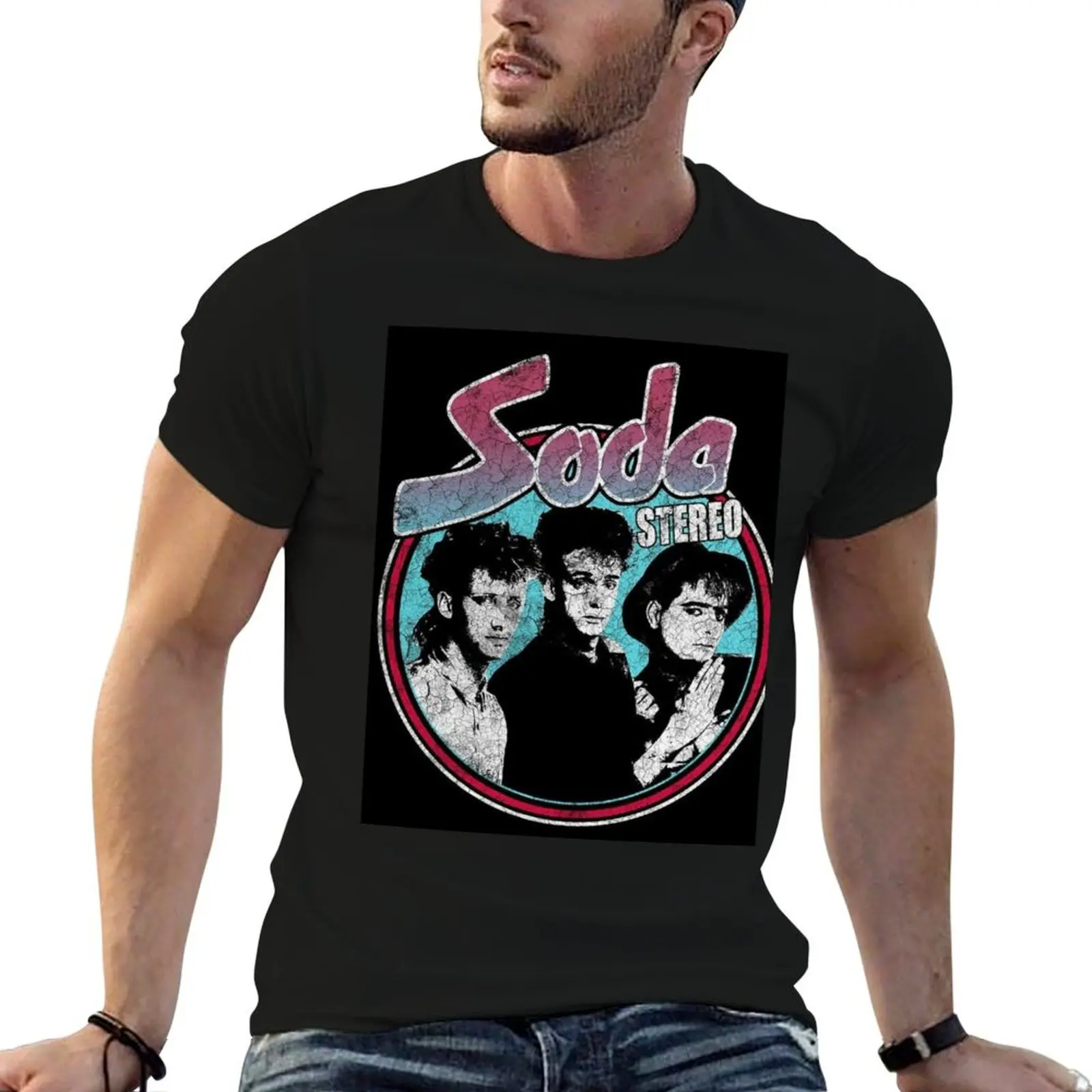 Soda Stereo Band. Premium Scoop T-Shirt anime stuff sublime oversized oversized t shirts for men