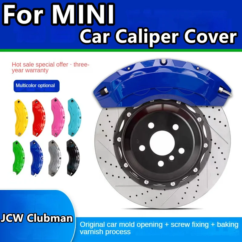 For MINI JCW Clubman Brake Caliper Cover Kit Fit 1.6T 2.0T JOHN COOPER WORKS ALL-IN 2013 2017 2018 2020 2021 2022 2023