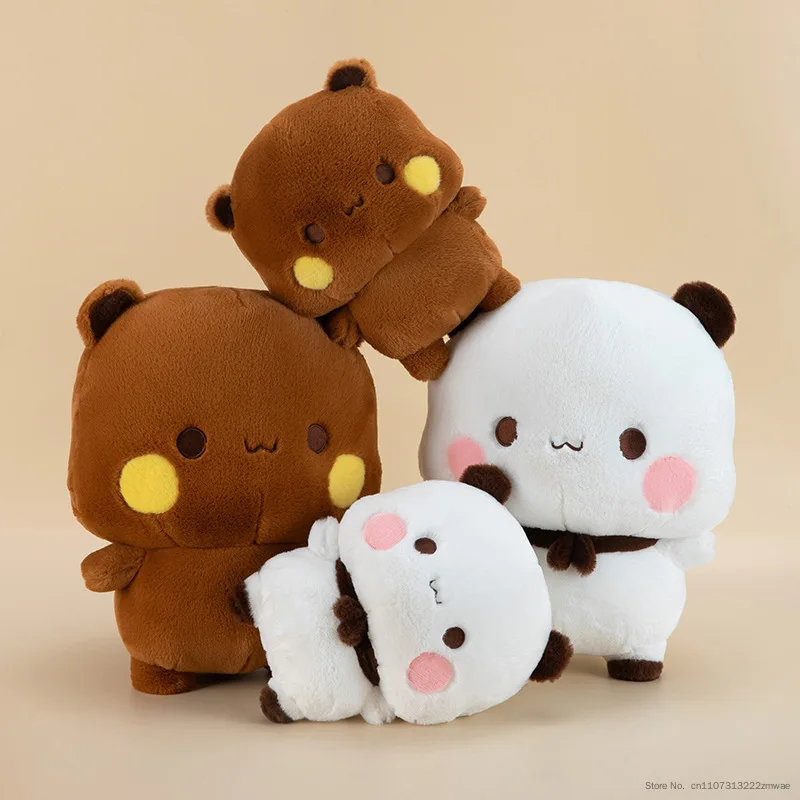 2026 New 35cm Panda Bubu And Yier Plush Toy，Official Original Cute Panda Bubu And Dudu Anime Popular Plush Doll Birthday Gift