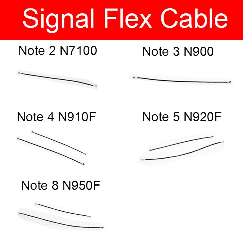 Antenna Signal Flex Cable For Samsung Galaxy Note 2 3 4 5 8 N910F N7100 N900 N920F N950F RF Antenna Line Replacement